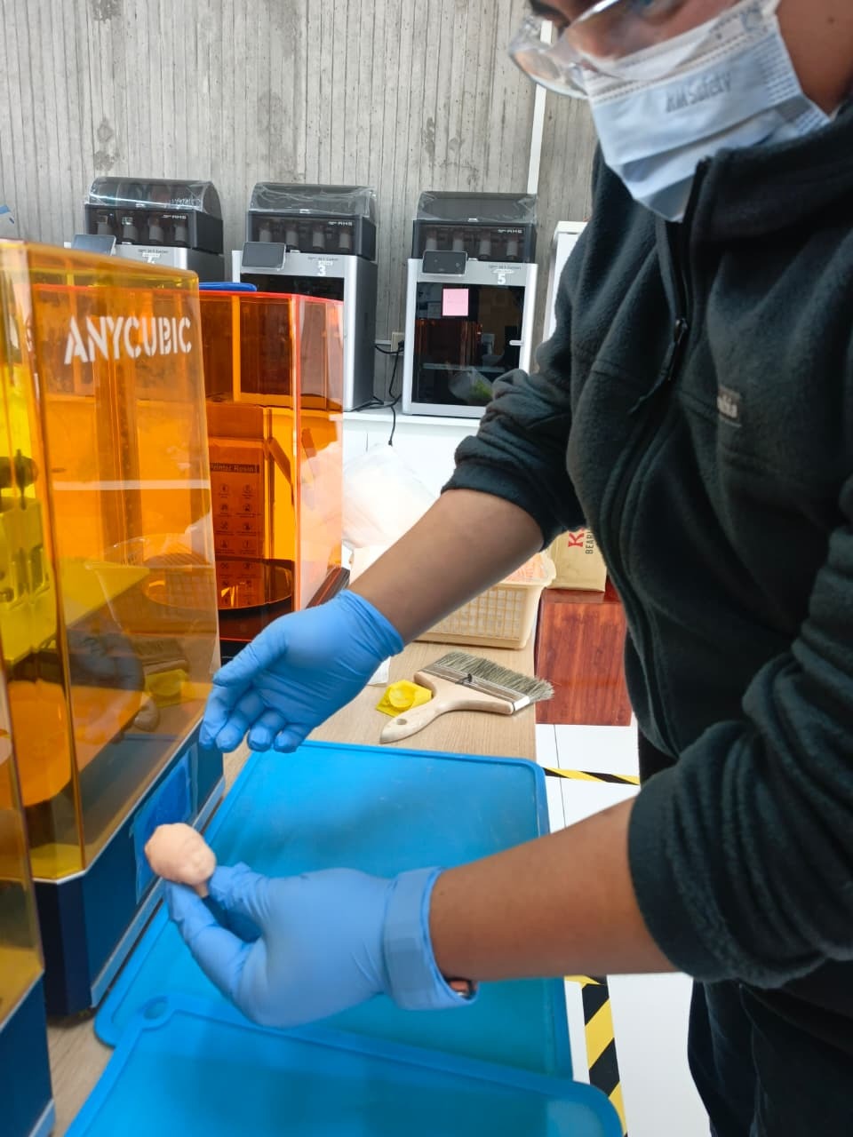 ANYCUBIC resin machine safety protocol